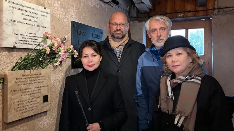 В Германии установили мемориальную доску казахстанским узникам Бухенвальда