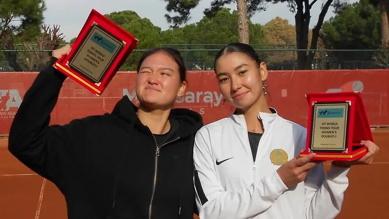 Казахстанские теннисистки вызвали фурор в Турции