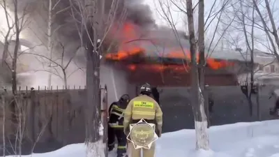 Секунды до взрыва: в Астане во время пожара удалось предотвратить ЧП