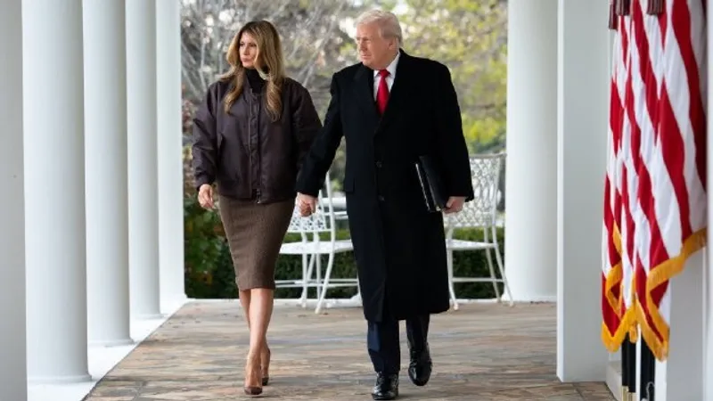 Трамп рассказал о нижнем белье Мелании