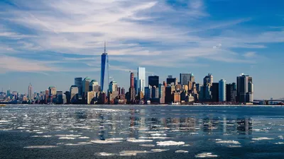 Нью-Йорк, Америка, вода, небоскребы, фото - Новости Zakon.kz от 23.12.2025 07:25