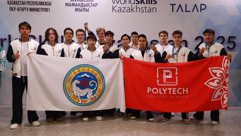 Сборная колледжей Алматы впервые стала лидером медального зачета WorldSkills Kazakhstan