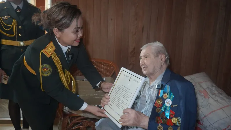 102 года исполнилось ветерану ВОВ в Алматы