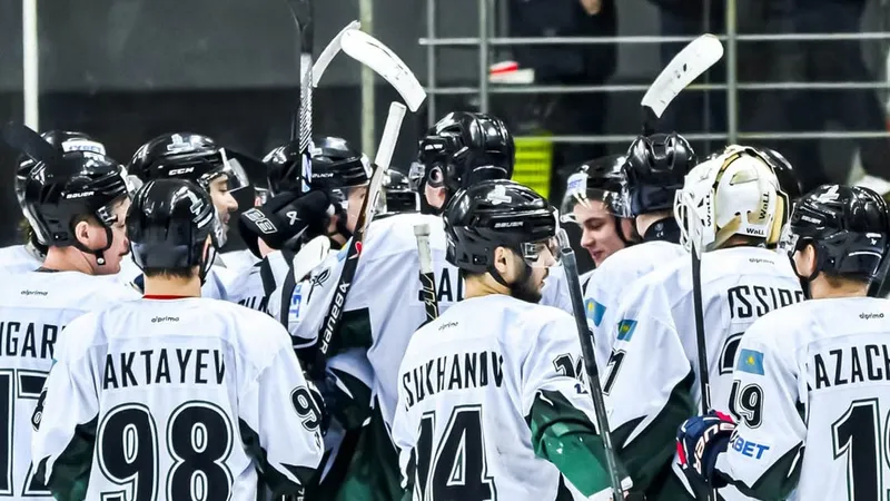 Матч чемпионата Казахстана по хоккею завершился тотальным разгромом