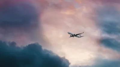 небо, самолет, фото - Новости Zakon.kz от 24.12.2025 10:26