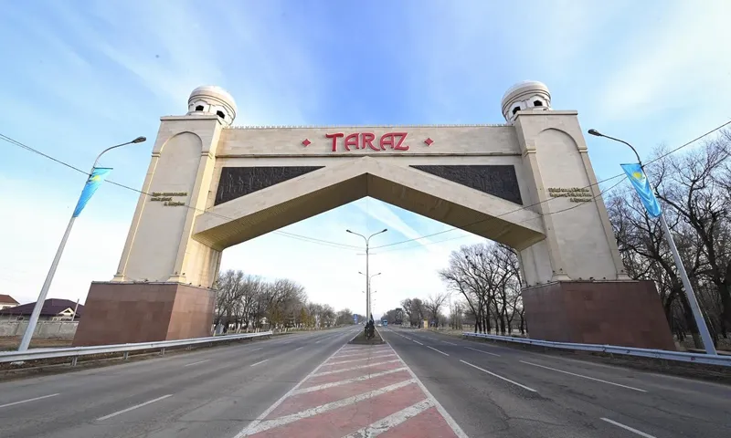въезд в Тараз, фото - Новости Zakon.kz от 25.12.2025 12:17