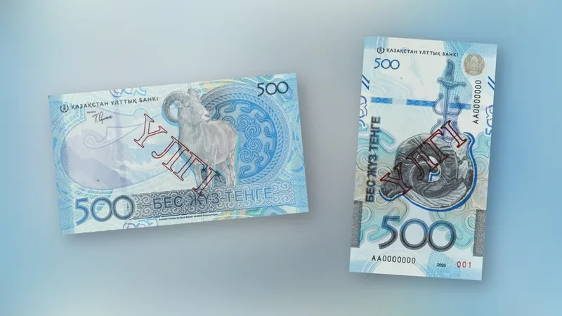 Нацбанк объявил о выпуске новых банкнот номиналом 500 тенге