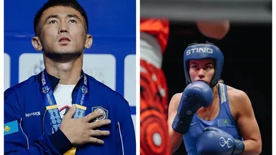 Махмуд Сабырхан, Наталья Богданова, бокс, фото - Новости Zakon.kz от 26.12.2025 23:03