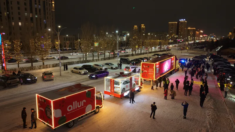 Казахстанские автомобили стали частью легендарного Каравана Coca-Cola