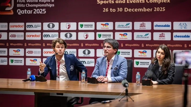 Карлсен и Горячкина стали чемпионами мира по быстрым шахматам в Дохе