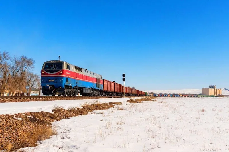 поезд КТЖ, фото - Новости Zakon.kz от 30.12.2025 17:03