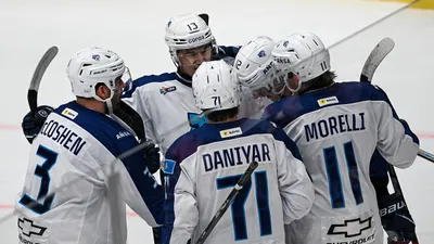 последняя победа помогла Барысу закончить год на девятом месте в КХЛ, фото - Новости Zakon.kz от 31.12.2025 22:16