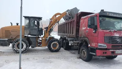 уборка снега в Астане, фото - Новости Zakon.kz от 04.01.2026 19:22