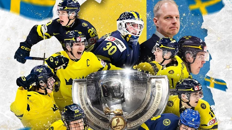 Сборная Швеции стала чемпионом мира по хоккею в категории U-20