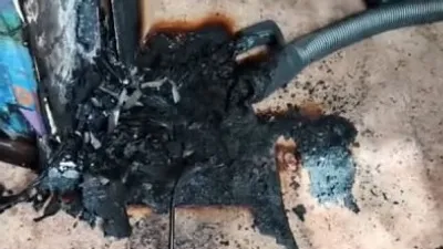 сгоревший провод, фото - Новости Zakon.kz от 07.01.2026 13:53