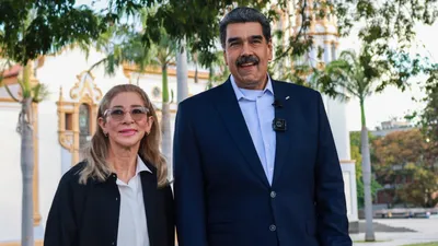Николас Мадуро с женой, фото - Новости Zakon.kz от 08.01.2026 18:23