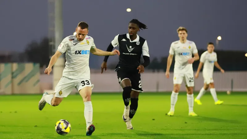 "Кайрат" крупно проиграл "Нефтчи" на сборах в ОАЭ