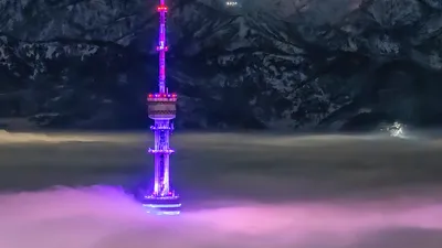  телебашня Коктобе, Дмитрий Доценко, фото, Алматы , фото - Новости Zakon.kz от 09.01.2026 22:07