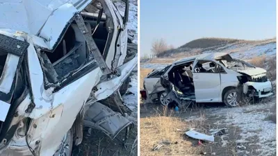 ДТП, искореженное авто, фото - Новости Zakon.kz от 09.01.2026 13:44