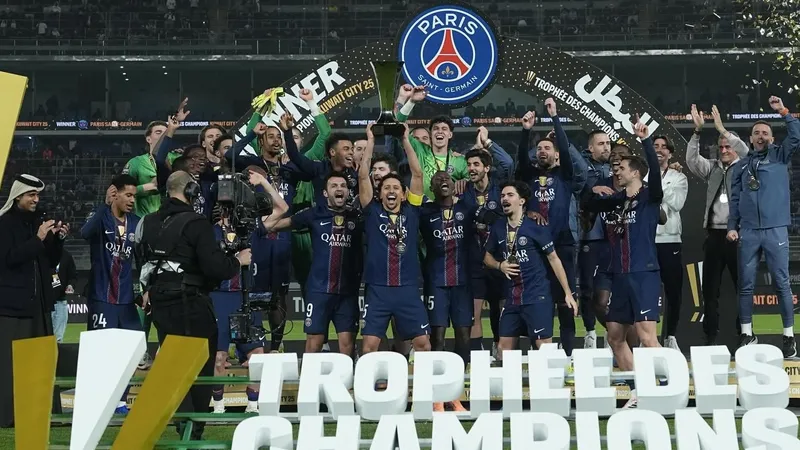ПСЖ выиграл Суперкубок Франции по футболу 14-й раз в истории