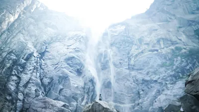 Горы, снег, человек, ледник, фото - Новости Zakon.kz от 10.01.2026 08:40