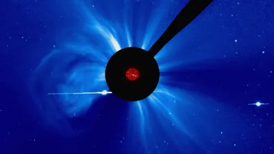 снимок вспышек Солнца, фото - Новости Zakon.kz от 12.01.2026 12:42