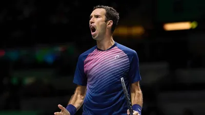 38-летний казахстанский теннисист Михаил Кукушкин , фото - Новости Zakon.kz от 16.01.2026 05:59