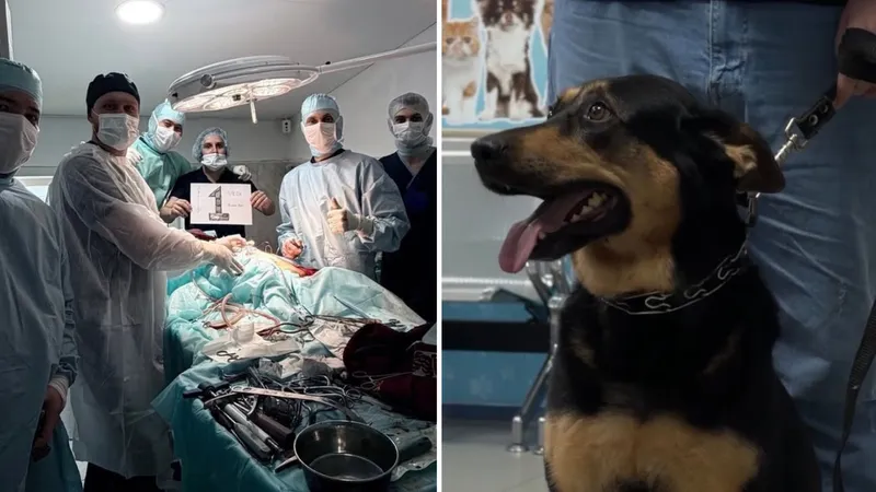 Впервые в Казахстане собаке заменили тазобедренный сустав