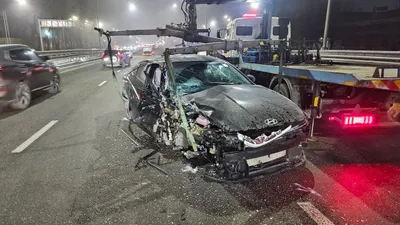 Массовое ночное ДТП произошло в Алматы: машины всмятку и есть пострадавшие