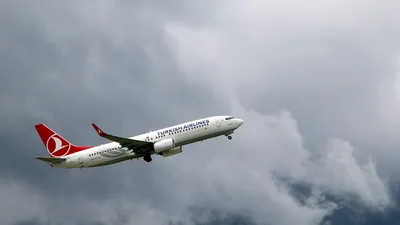 Самолет авиакомпании Turkish Airlines, фото - Новости Zakon.kz от 16.01.2026 07:55