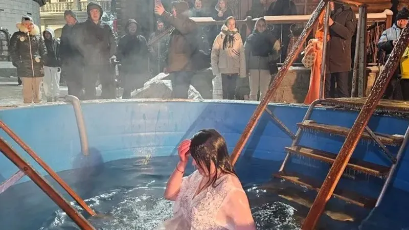 Как на водоемах Казахстана готовятся к празднику Крещения