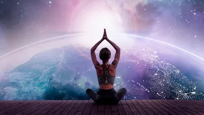 Девушка, планета, медитация, фото - Новости Zakon.kz от 18.01.2026 05:20