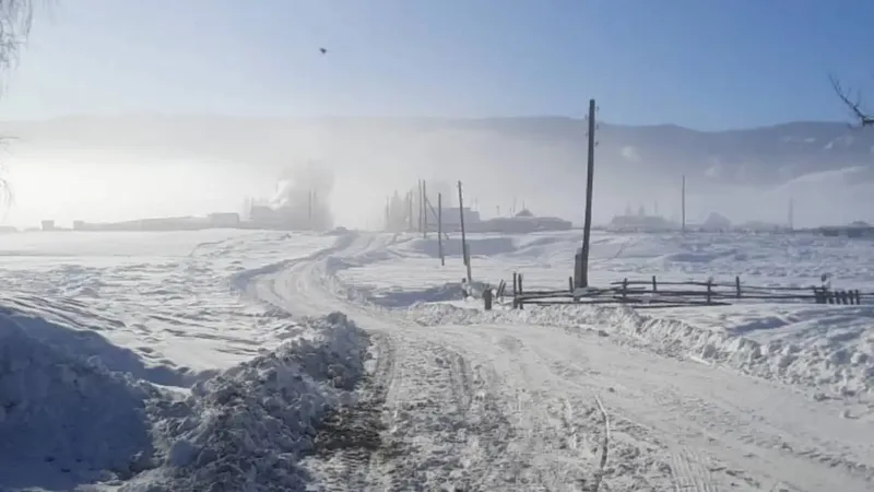 До -56°C опустилась температура в Восточном Казахстане