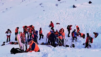 Сход лавин в Альпах, фото - Новости Zakon.kz от 19.01.2026 02:30