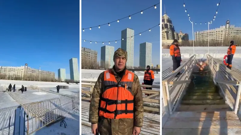 Меры безопасности при крещенских купаниях напомнили спасатели