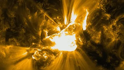 Вспышка на Солнце, фото - Новости Zakon.kz от 19.01.2026 09:29