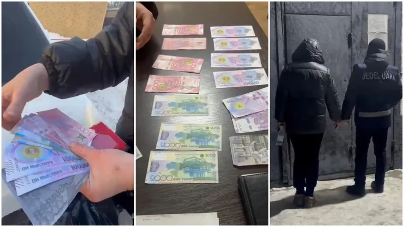 Казахстанка с "новыми банкнотами" тенге привлекла внимание полиции