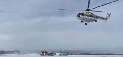 Экстренную транспортировку ребенка совершил вертолет МЧС в области Абай