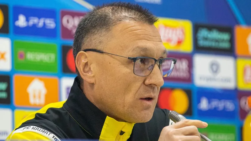 Наставник "Кайрата" назвал разницу КПЛ и Лиги чемпионов после разгрома от "Брюгге"