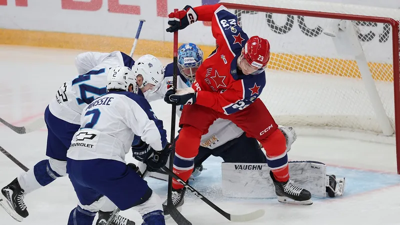 Обидное поражение: ЦСКА вырвал победу у "Барыса" за полторы минуты до сирены