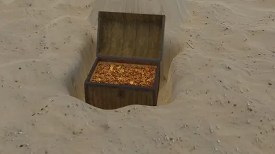 Сундук с монетами, песок, фото - Новости Zakon.kz от 22.01.2026 05:40