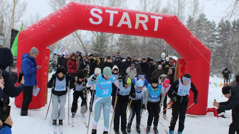 В Усть-Каменогорске состоялся масштабный WinterSport-Fest по беговым лыжам среди молодежи области