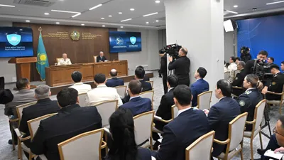 президент РК Касым-Жомарт Токаев, совещание в АФМ, фото - Новости Zakon.kz от 28.01.2026 15:21