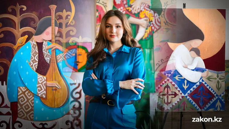 Загадочные женские образы пишет художница из Тараза