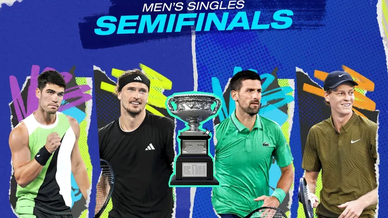 На AusOpen-2026 стали известны все полуфиналисты в мужской сетке