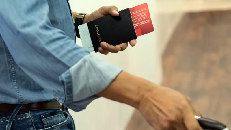 Паспорт вместо блокнота использовал житель Германии и столкнулся с проблемами в аэропорту