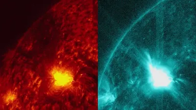 Вспышка на Солнце, фото - Новости Zakon.kz от 02.02.2026 12:16