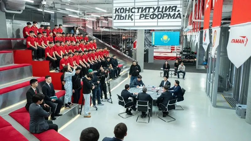 "Дала Қырандары" обсудили Конституционную реформу с министром туризма и спорта Ерболом Мырзабосыновым