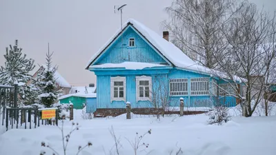 дом, снег, деревня, фото - Новости Zakon.kz от 05.02.2026 17:16