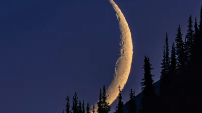 Алматы, Луна, соцсети, Дмитрий Доценко , фото - Новости Zakon.kz от 07.02.2026 01:47